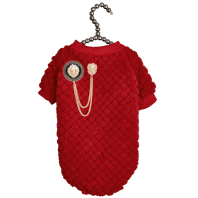 Furry Lioness Dog Sweater (Color: White, size: extra-small-xs)