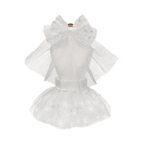 Wedding Dog Dress (Color: Black, size: small-s)