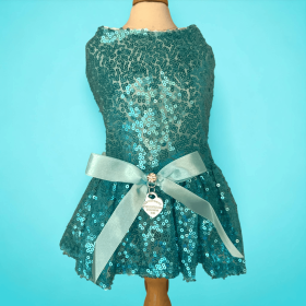 Sequin Glam Sniffany Dog Dress (size: S)