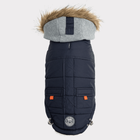 GF Pet  Winter Sailor Parka (Color: NAVY, size: 3XL)